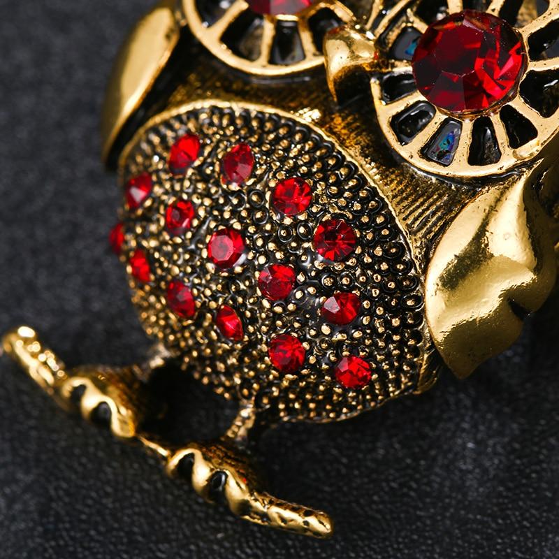 Broche Hibou - P'tit Bout Mécanique-Passion Steampunk