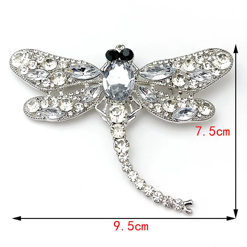 Broche Libellule Femme - Cristal Clear-Passion Steampunk
