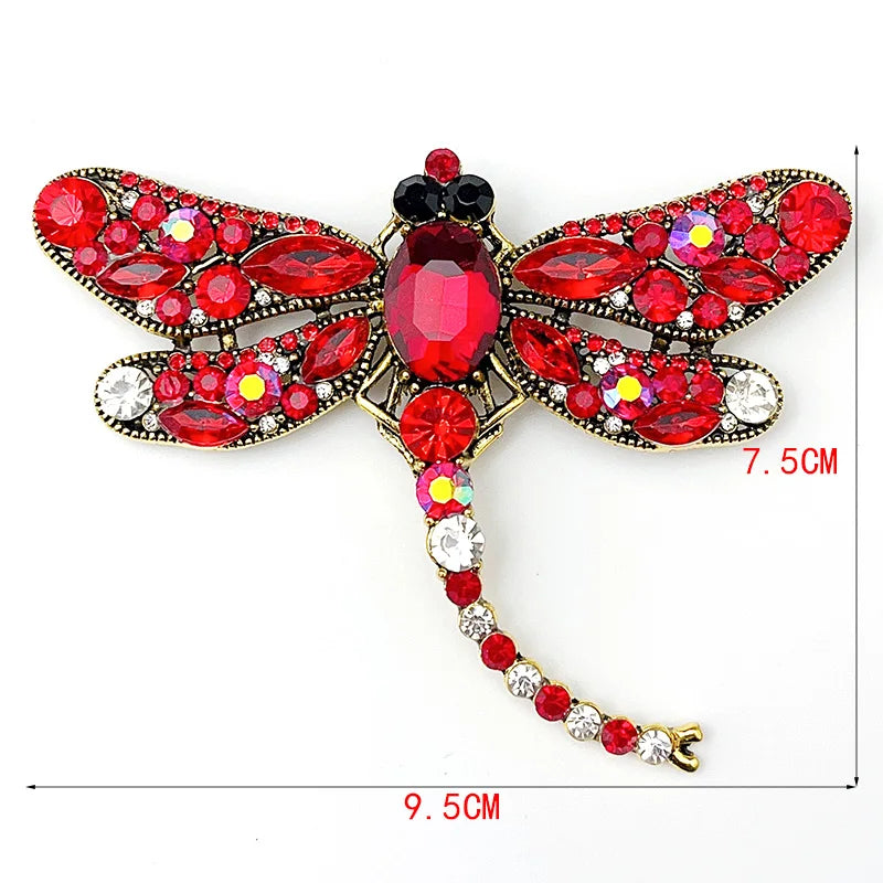 Broche Libellule Femme - Cristal Clear-Passion Steampunk