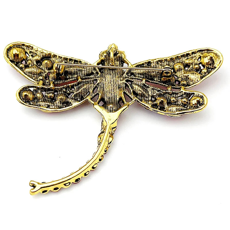 Broche Libellule Femme - Cristal Clear-Passion Steampunk
