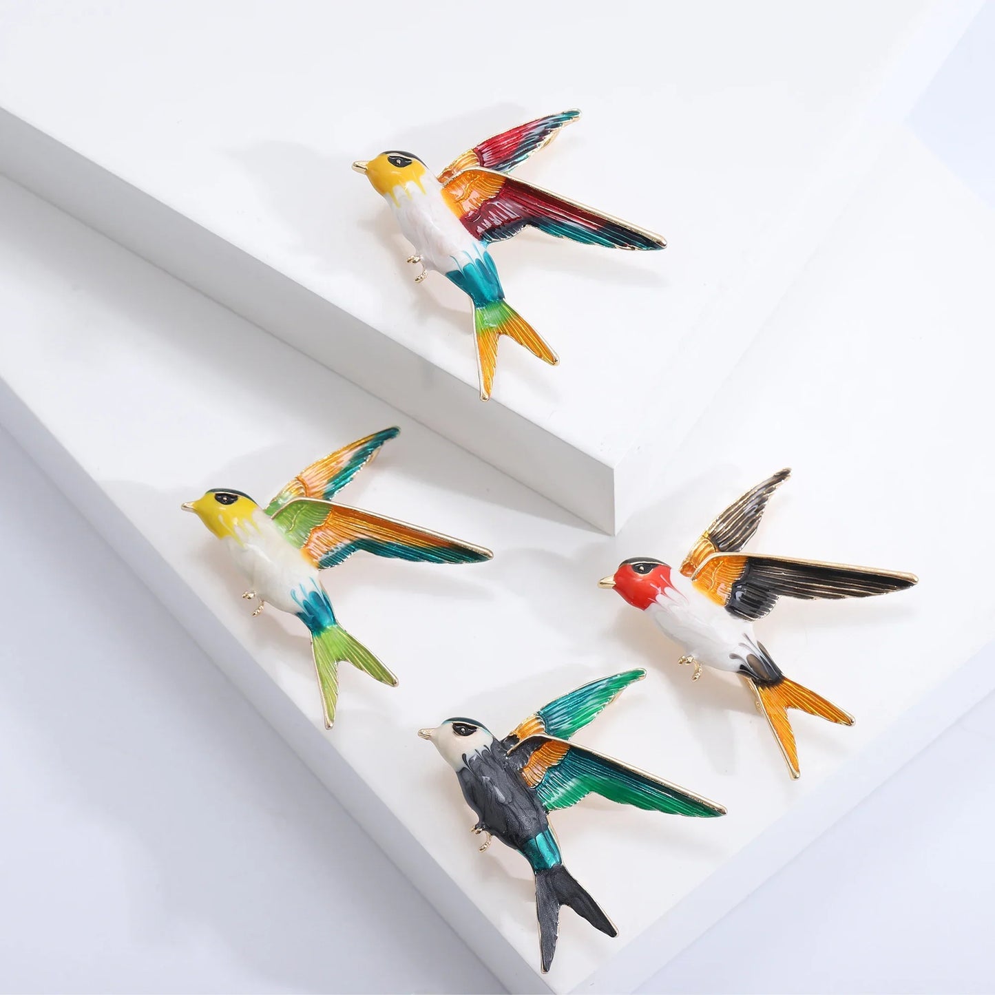 Broche Oiseau Ancienne - Chant Vintage-Passion Steampunk