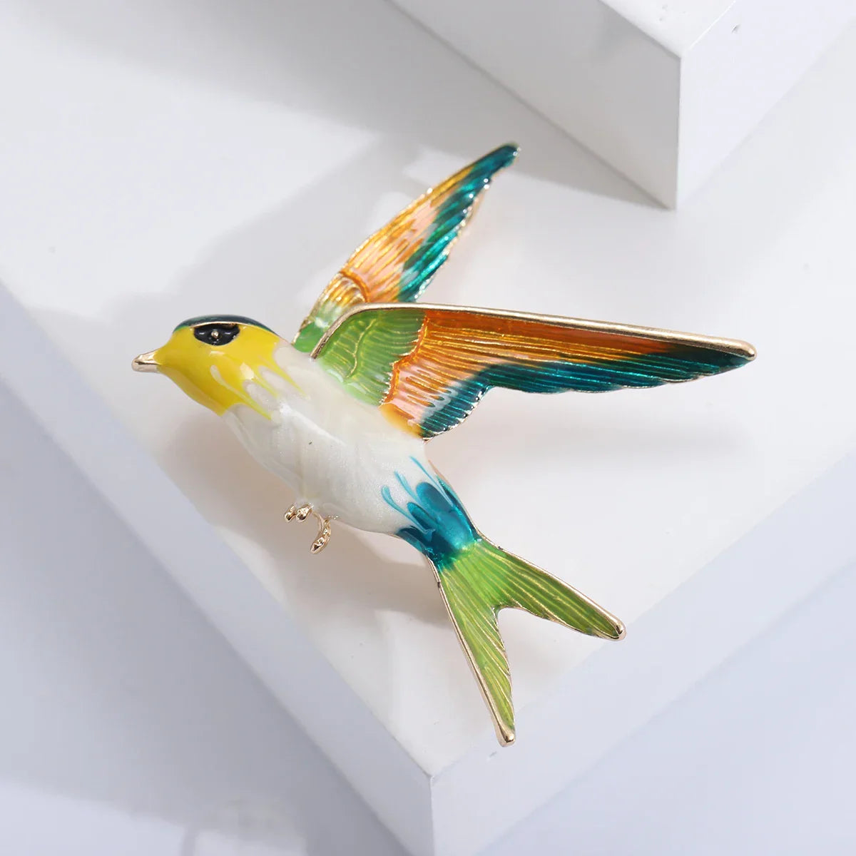 Broche Oiseau Ancienne - Chant Vintage-Passion Steampunk