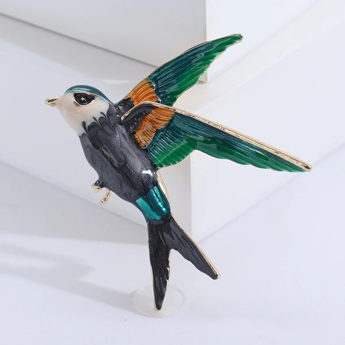 Broche Oiseau Ancienne - Chant Vintage-Passion Steampunk