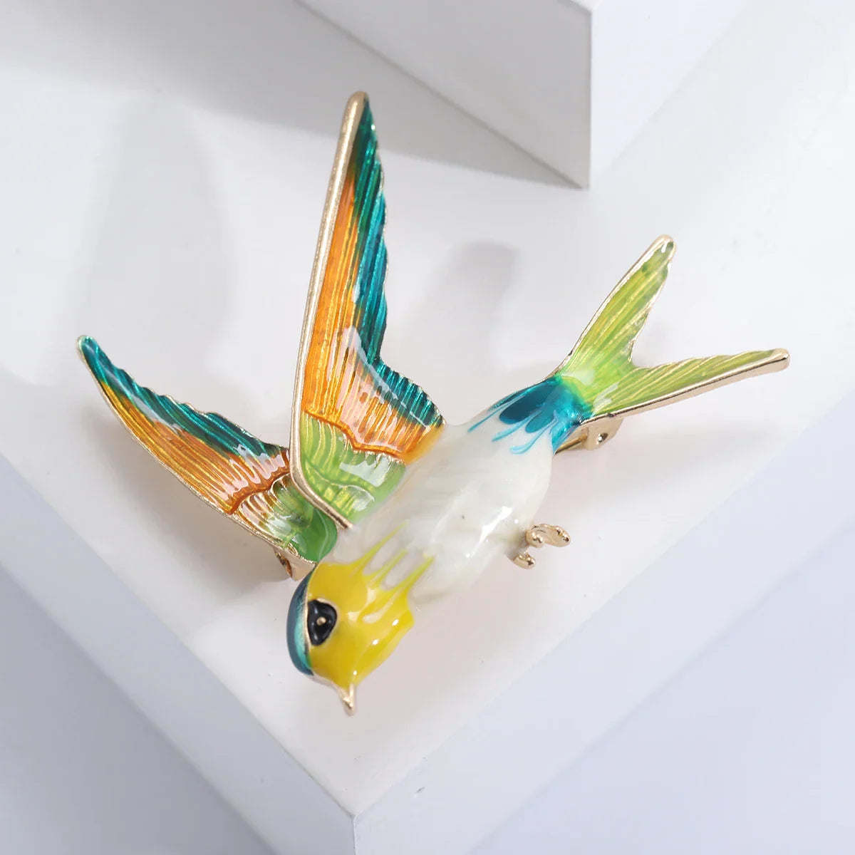 Broche Oiseau Ancienne - Chant Vintage-Passion Steampunk