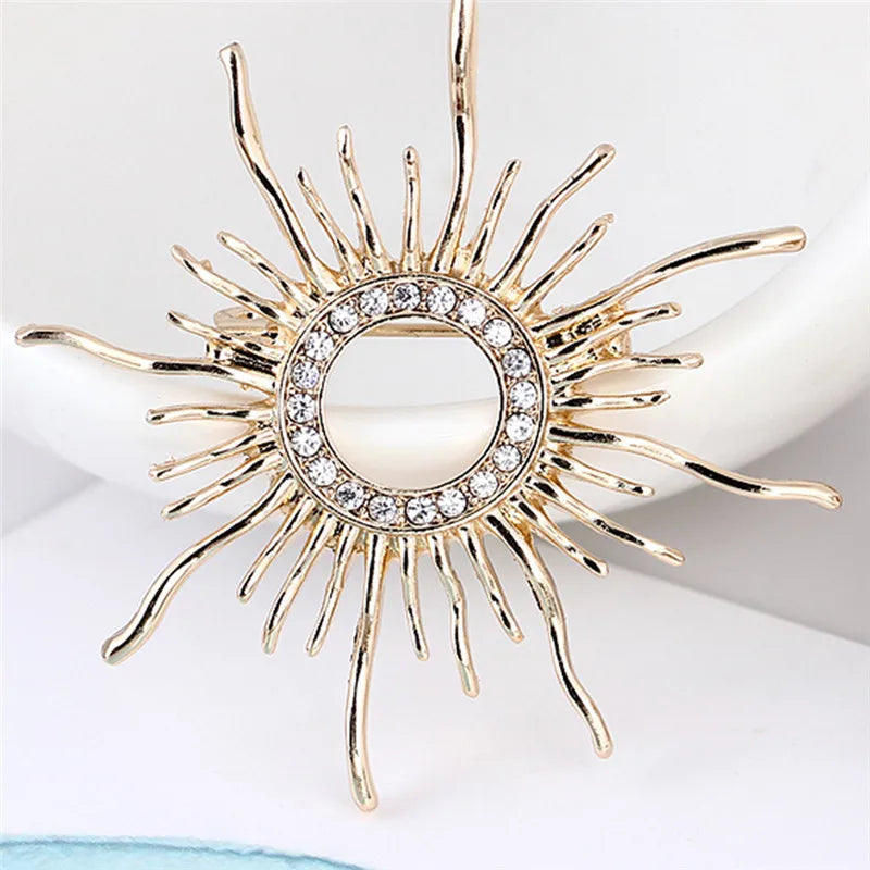 Broche Soleil Vintage-Passion Steampunk