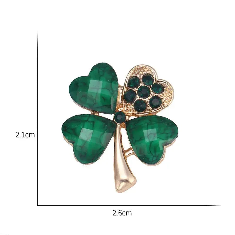 Broche - Trefle 4 Feuilles-Passion Steampunk