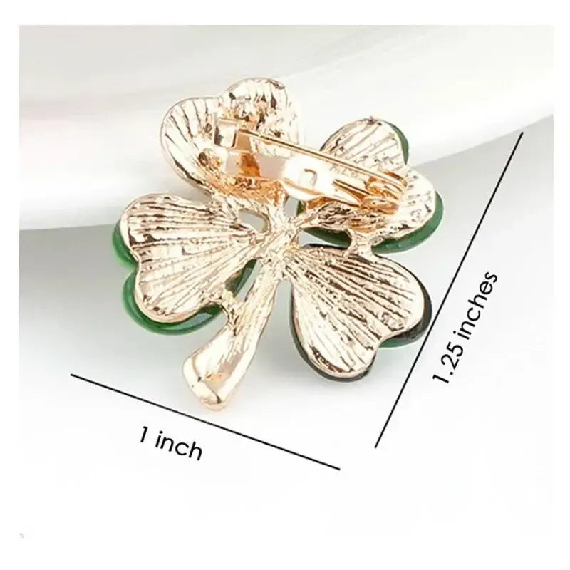 Broche - Trefle 4 Feuilles-Passion Steampunk
