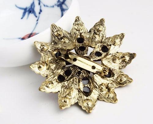 Broche Vintage - Fleur Steampunk-Passion Steampunk