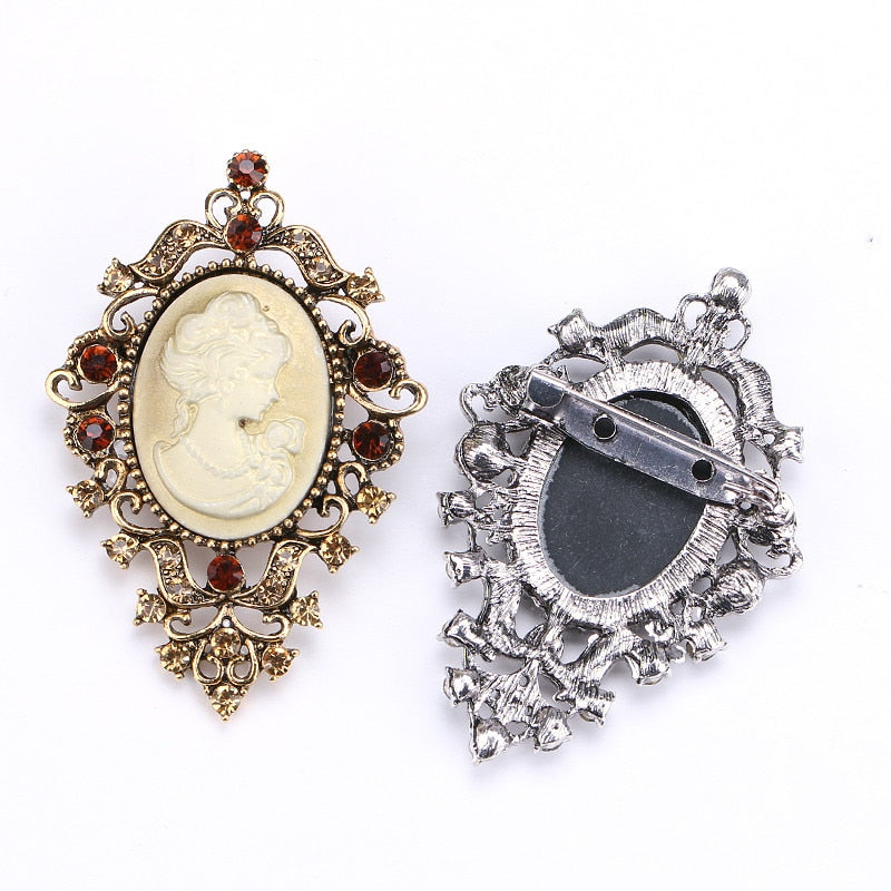 Broche Steampunk - Façon Camée-Passion Steampunk