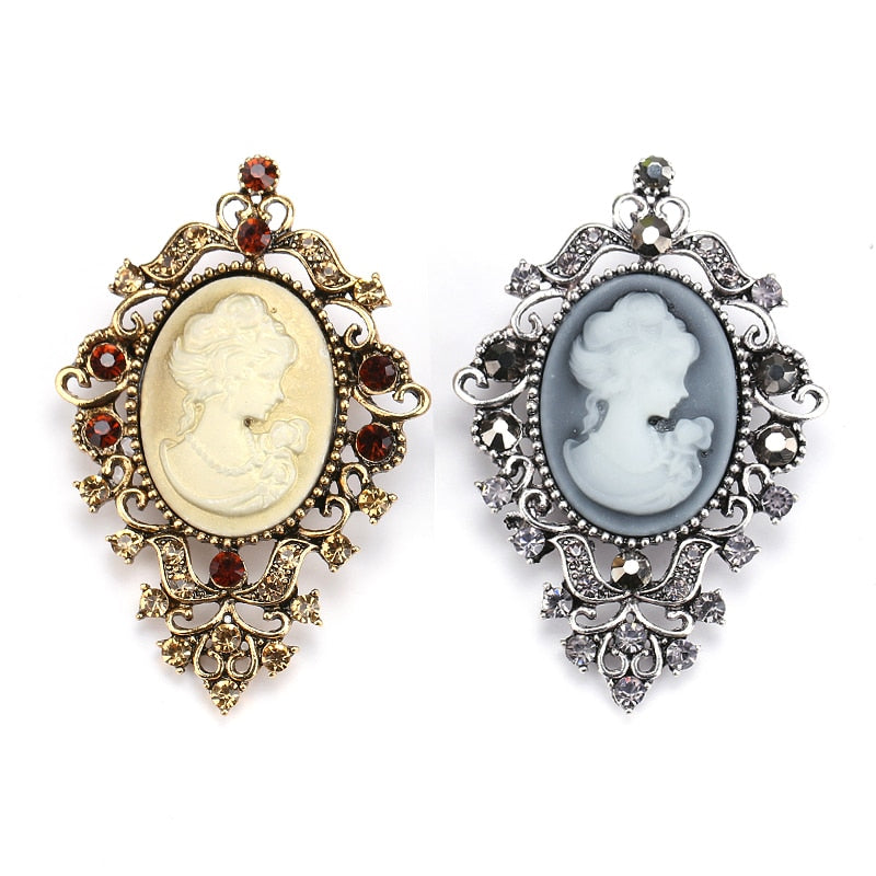 Broche Steampunk - Façon Camée-Passion Steampunk