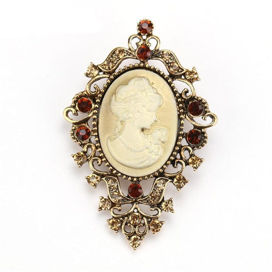 Broche Steampunk - Façon Camée-Passion Steampunk