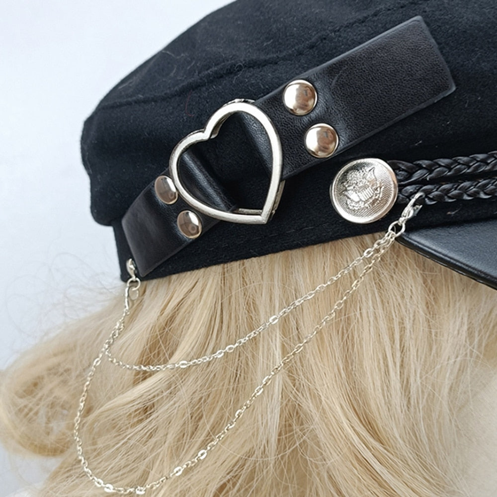 Casquette Steampunk - Black Riot-Passion Steampunk