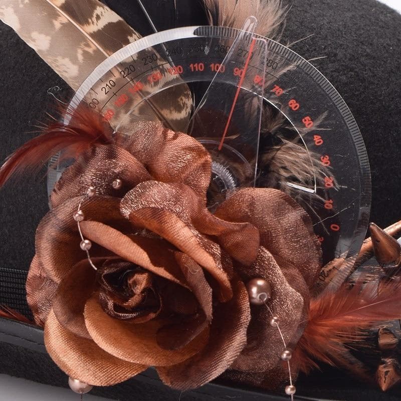 Chapeau Plume - Colette Royale-Passion Steampunk