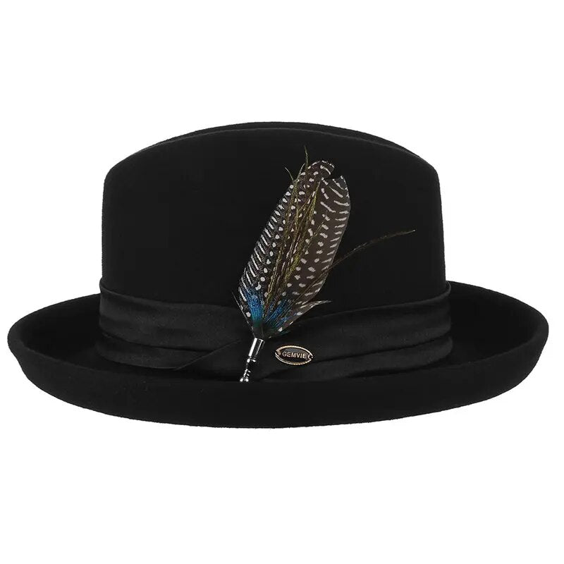 Chapeau Fedora Noir Femme-Passion Steampunk