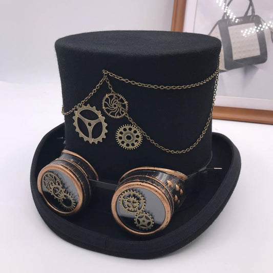Chapeau Haut de Forme Homme - Steampunk Style-Passion Steampunk