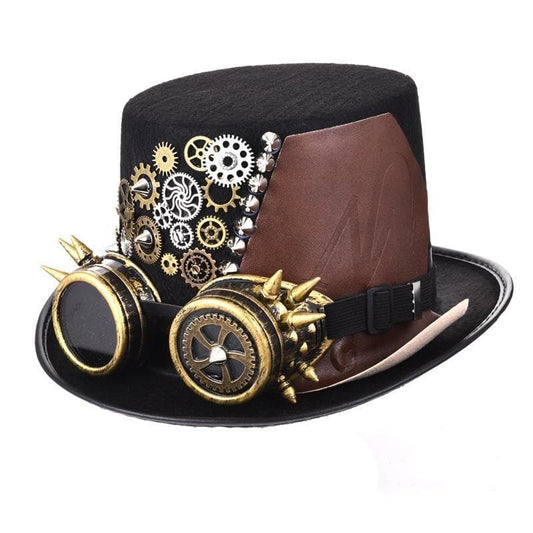 Chapeau haut de forme - Steampunk Engrenages-Passion Steampunk