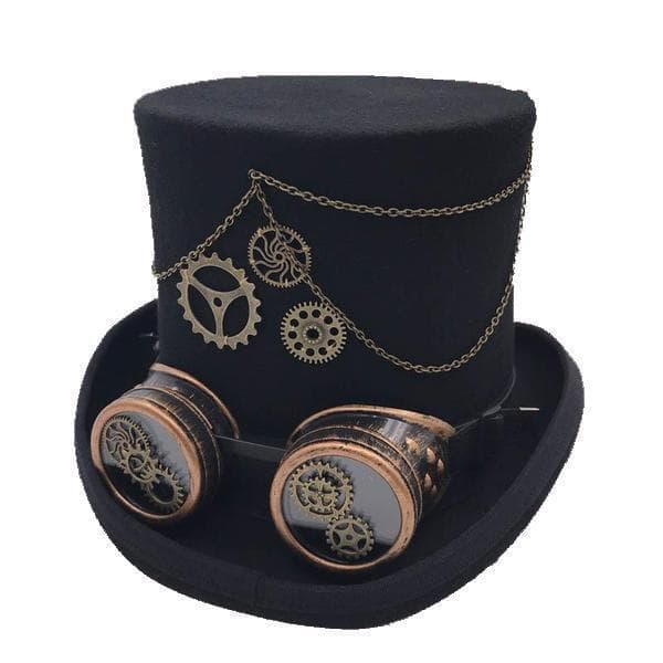 Chapeau Haut de Forme Homme - Steampunk Style-Passion Steampunk