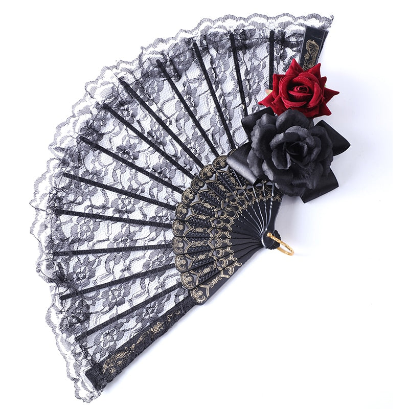 Eventail Gothique Romantique-Passion Steampunk