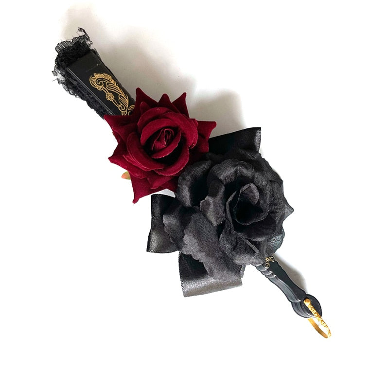 Eventail Gothique Romantique-Passion Steampunk