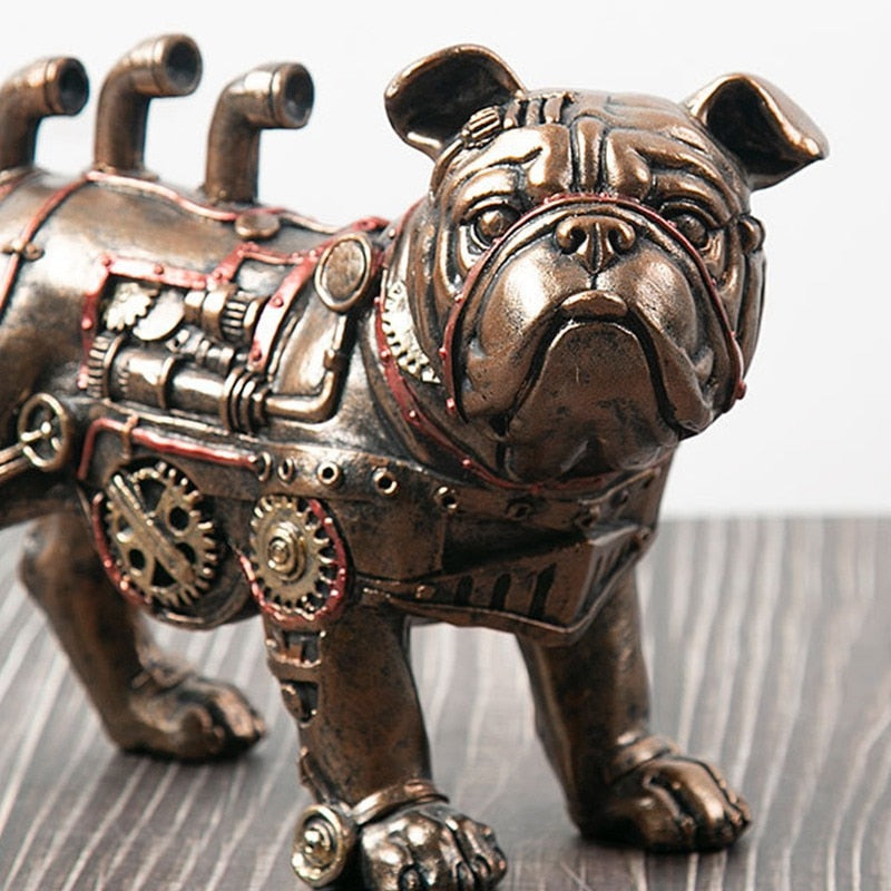 Décoration Steampunk - Chien Robot-Passion Steampunk