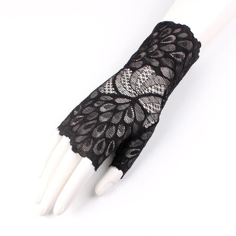 Gant Mitaines Dentelle - Morticia-Passion Steampunk