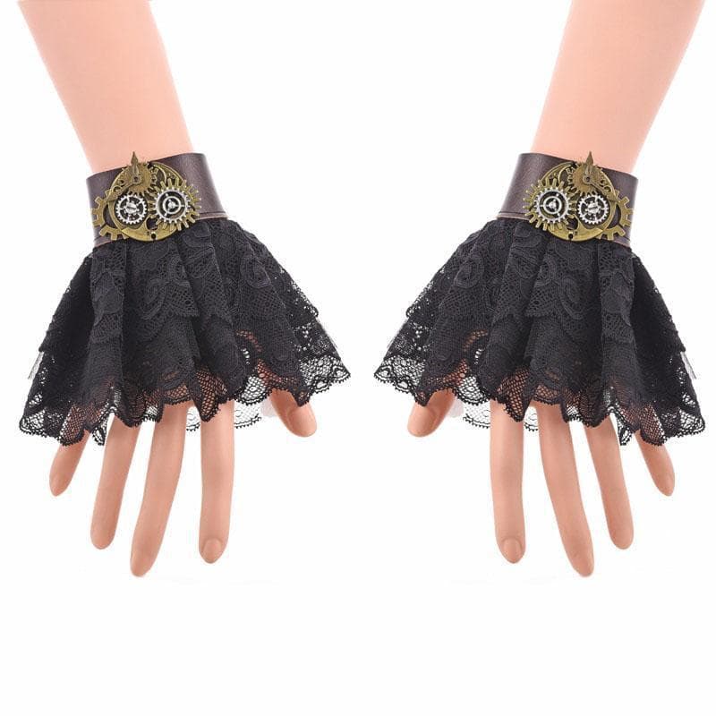 Gants Steampunk - Anciens en Dentelle-Passion Steampunk