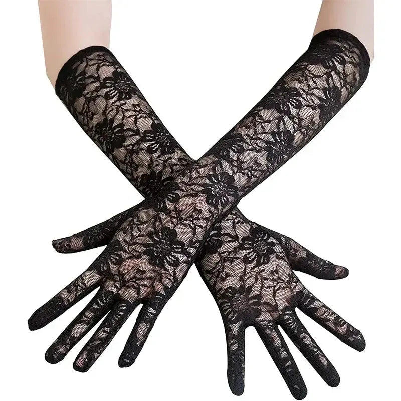 Gants Gothiques Femme - Black Lady-Passion Steampunk