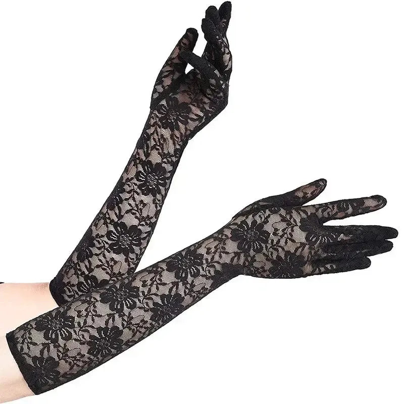 Gants Gothiques Femme - Black Lady-Passion Steampunk