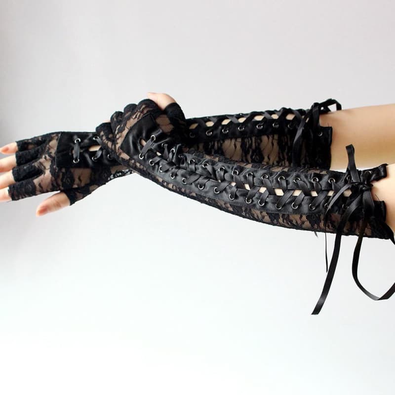 Gants Steampunk - Noir-Passion Steampunk