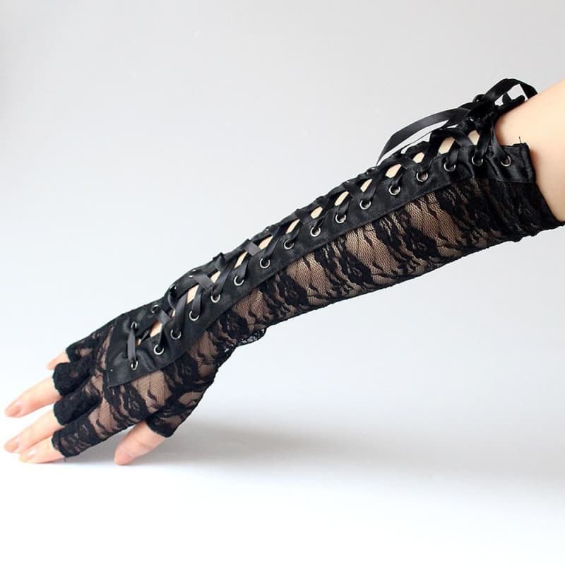Gants Steampunk - Noir-Passion Steampunk