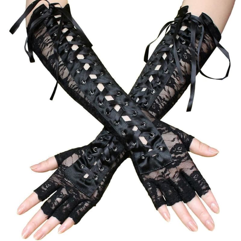 Gants Steampunk - Noir-Passion Steampunk