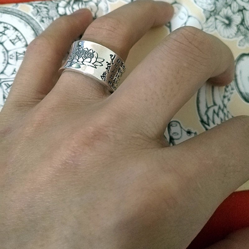 Grosse Bague Argent Homme - Asian Pilgrim-Passion Steampunk