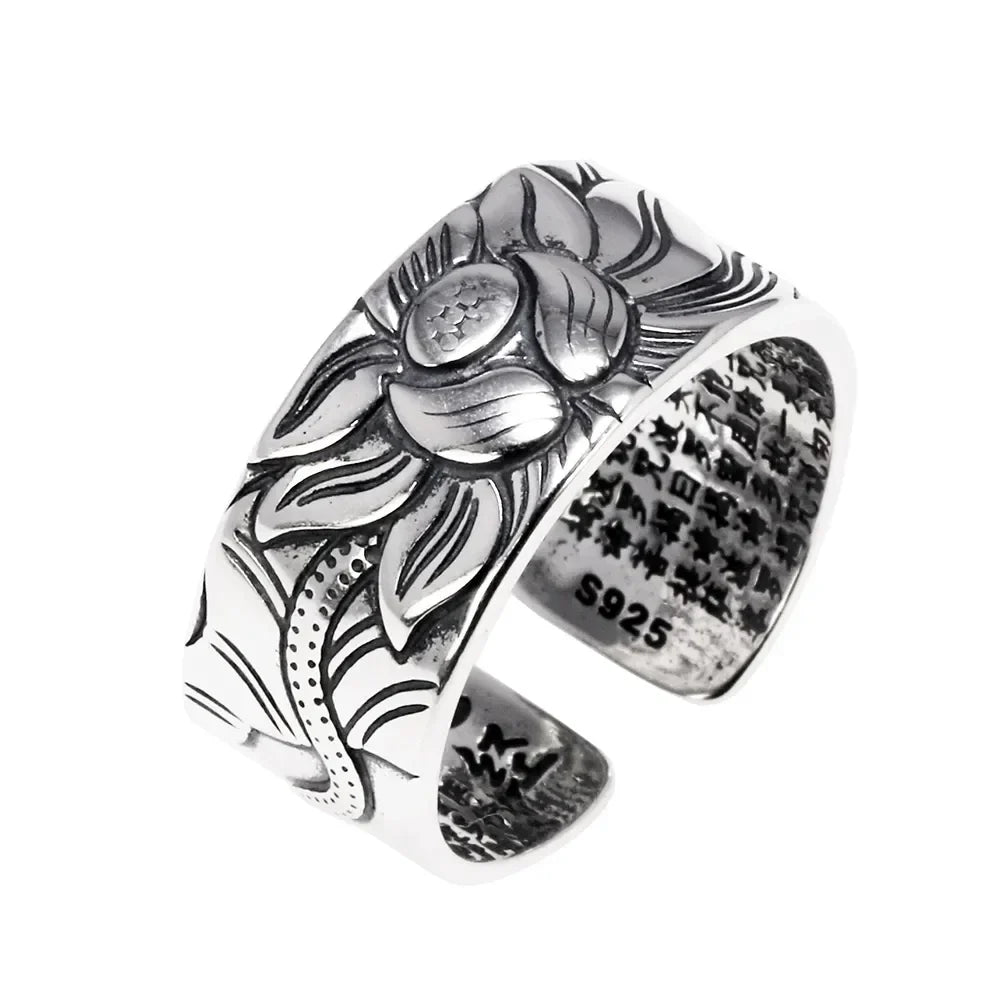 Grosse Bague Argent Homme - Asian Pilgrim-Passion Steampunk