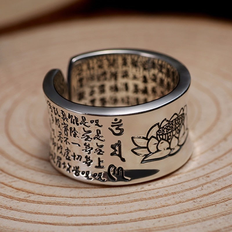 Grosse Bague Argent Homme - Asian Pilgrim-Passion Steampunk