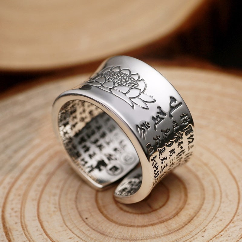 Grosse Bague Argent Homme - Asian Pilgrim-Passion Steampunk