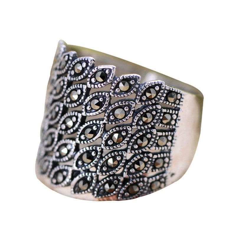 Bague Steampunk - Plumes de Paon-Passion Steampunk