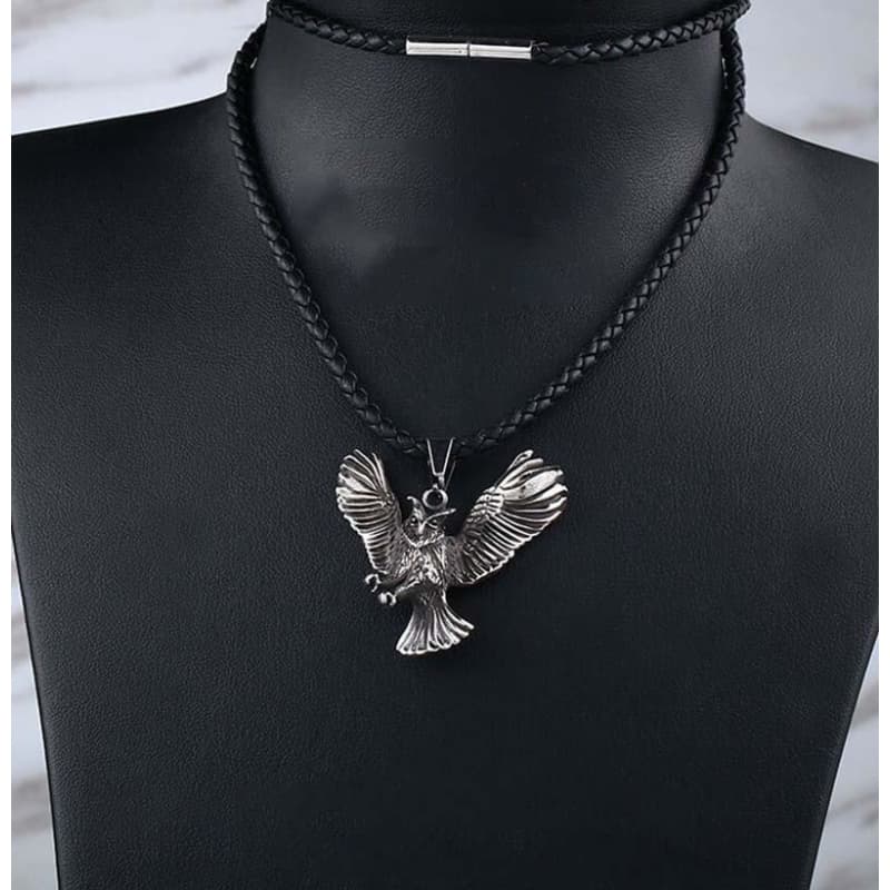 Pendentif Steampunk – Hibou Chromé-Passion Steampunk