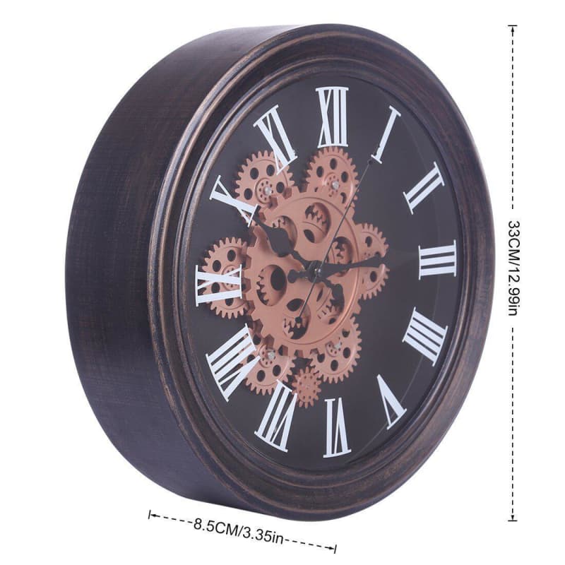 Horloge Mécanisme Tournant - Moving Gears-Passion Steampunk