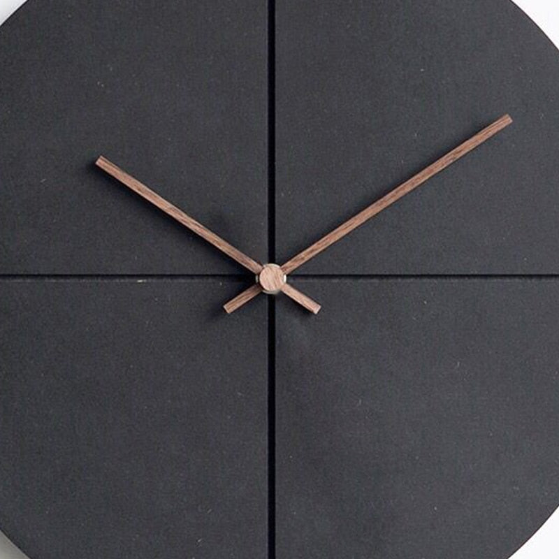 Horloge Murale Minimaliste -Obsidian-Passion Steampunk