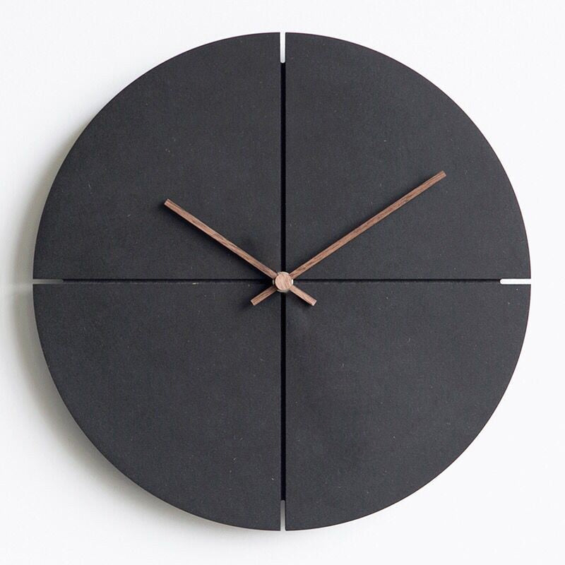 Horloge Murale Minimaliste -Obsidian-Passion Steampunk