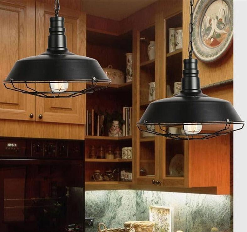 Lampe Steampunk - Plafonnier Leeds-Passion Steampunk