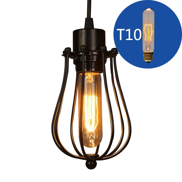 Lampe Industrielle Suspension - Edison-Passion Steampunk