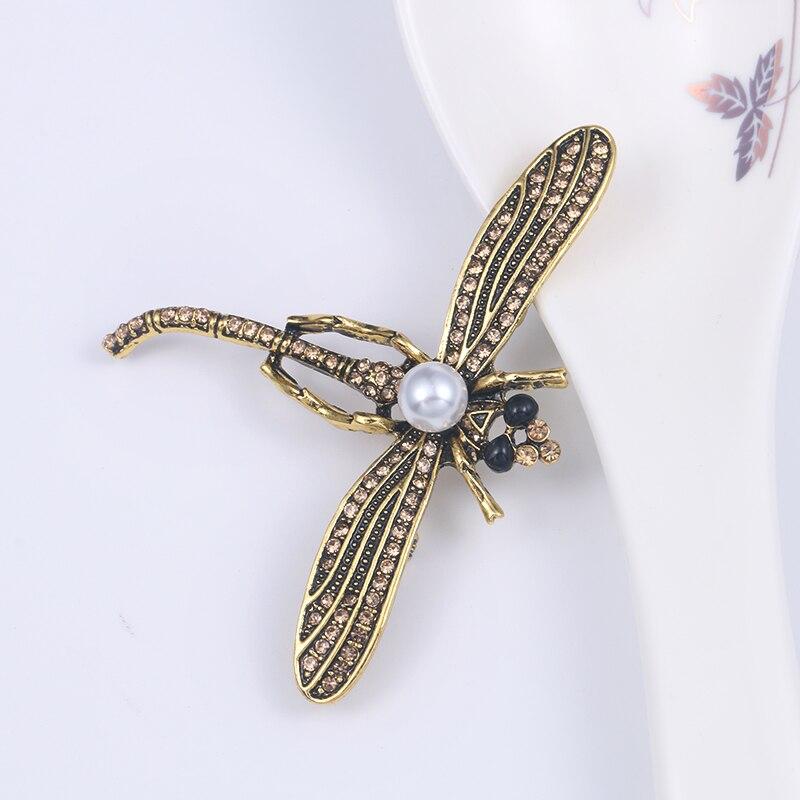Broche Steampunk - Libellule Dorée-Passion Steampunk