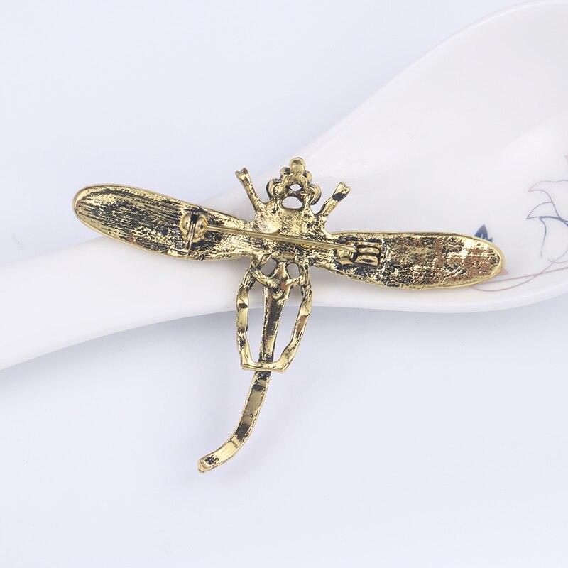 Broche Steampunk - Libellule Dorée-Passion Steampunk