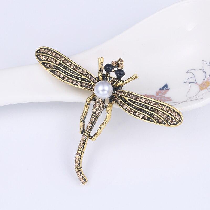 Broche Steampunk - Libellule Dorée-Passion Steampunk