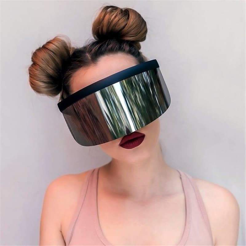 Lunette Cyberpunk - Visière Futuriste-Passion Steampunk