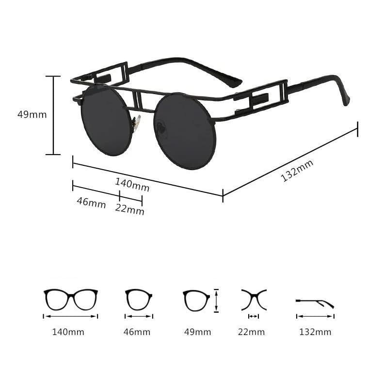 Lunette de Soleil Double Barre - Gustave Eiffel-Passion Steampunk