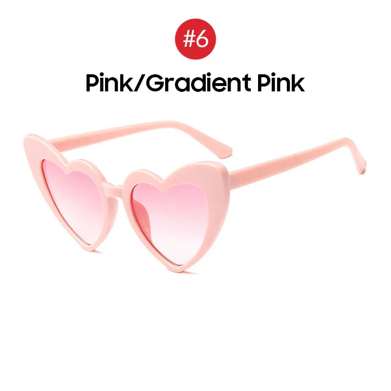 Lunettes de Soleil en Forme de Coeur - Heartness-Passion Steampunk