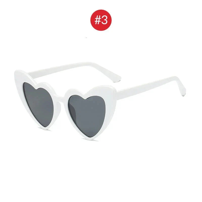 Lunettes de Soleil en Forme de Coeur - Heartness-Passion Steampunk