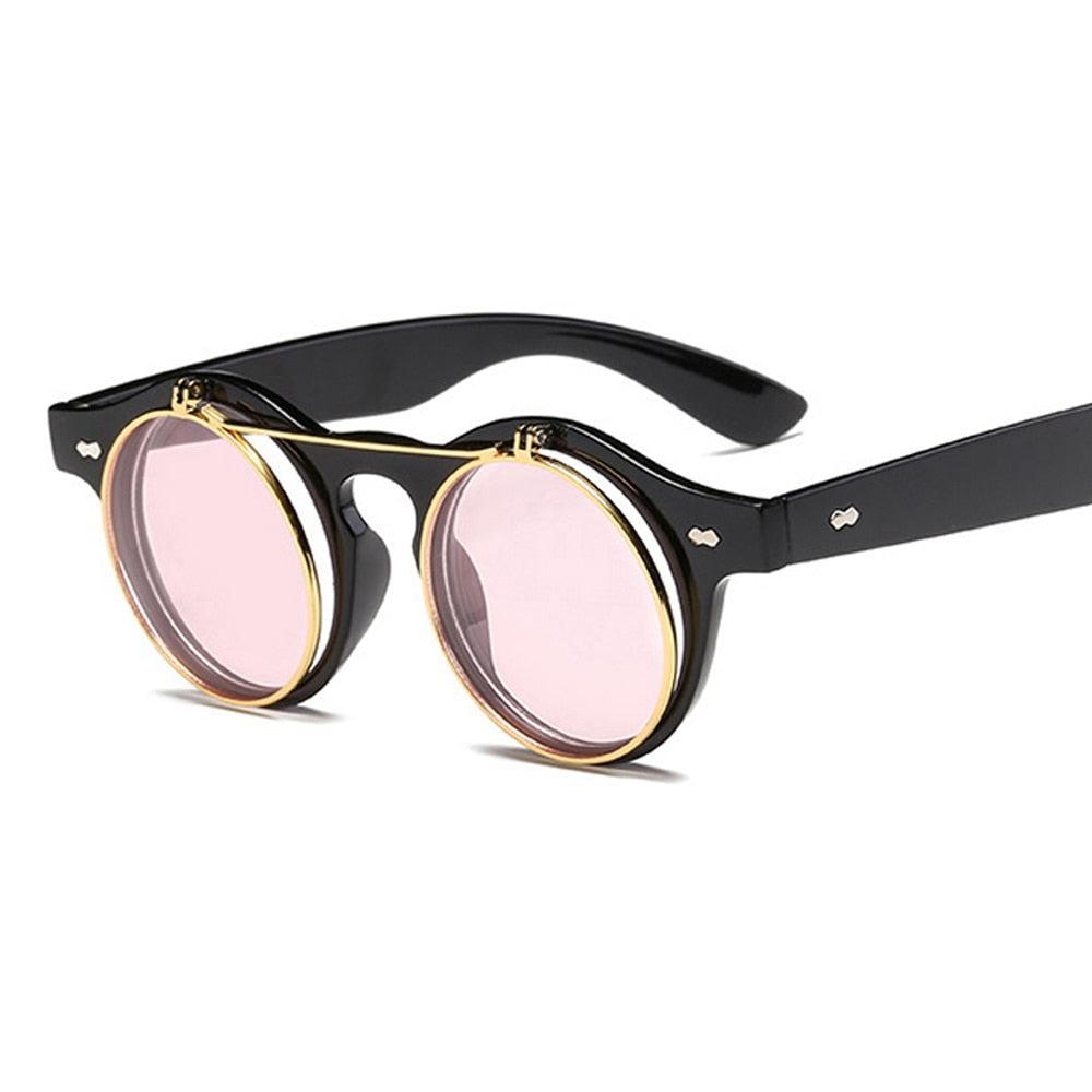 Lunettes de Soleil Rondes Vintage - Oscar Wilde-Passion Steampunk